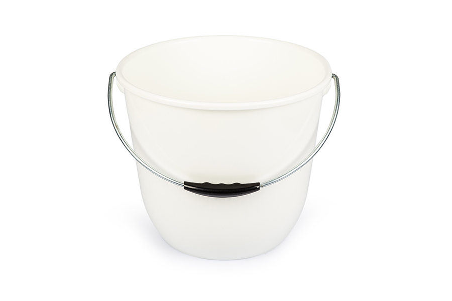 Bucket 15 l, white