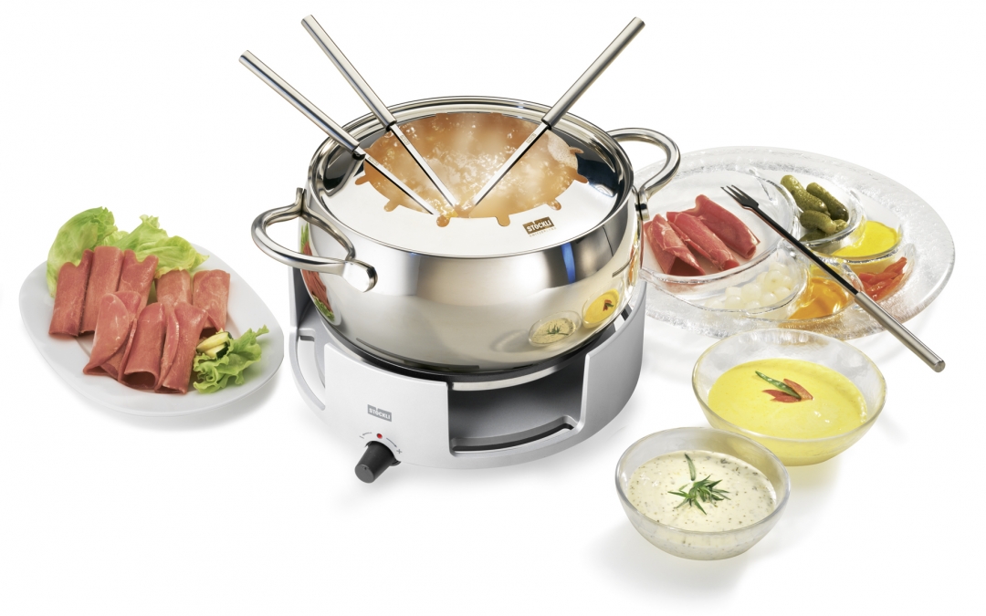 Stöckli Fondue Fleisch elektrisch