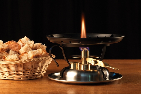 Cheese fondue pot «Ascent to the mountains», induction
