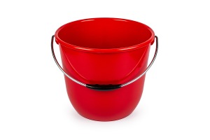 Bucket 15 l, red
