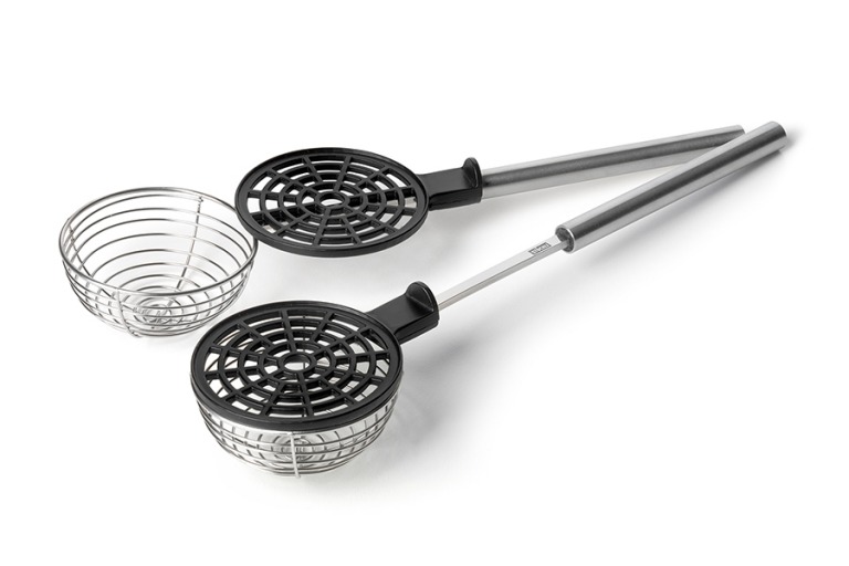 Sieve for fish fondue with lid, 2 pcs.