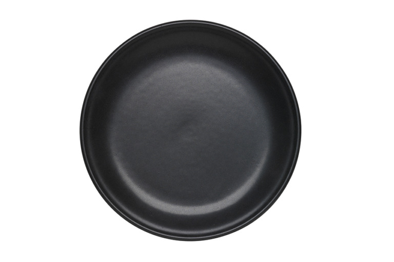 Fondue plate Tradition black, 6 pcs.