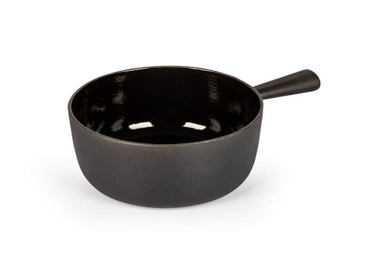 Cheese fondue pot Classic, black