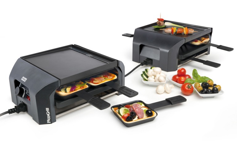 PizzaGrill four4, Set, anthracite