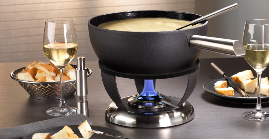 kein fondue ohne caquelon