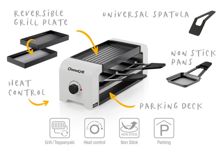 CheeseGrill 2 White, VDE