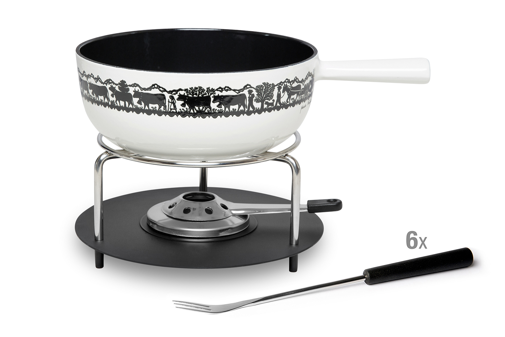 Cheese Fondue Set Aragon Classic ascent to the mountains